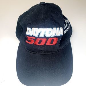 Daytona 500 Trucker Hat  Snapback Winston Cup Mesh Ball Cap Vintage